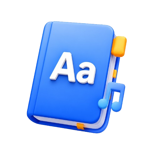 Vocabulary 3D logo